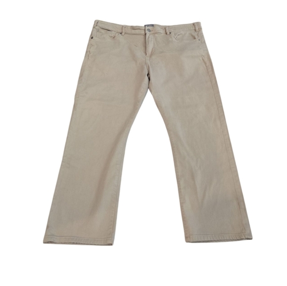 DL1961 RUSSELL SLIM STRAIGHT PANTS. SIZE 40X34. ALDER. INSEAM MEASURING 27" - Picture 1 of 12